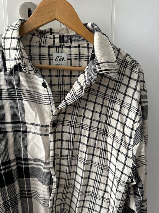 Cămașă în carouri, barbati, Zara, XL