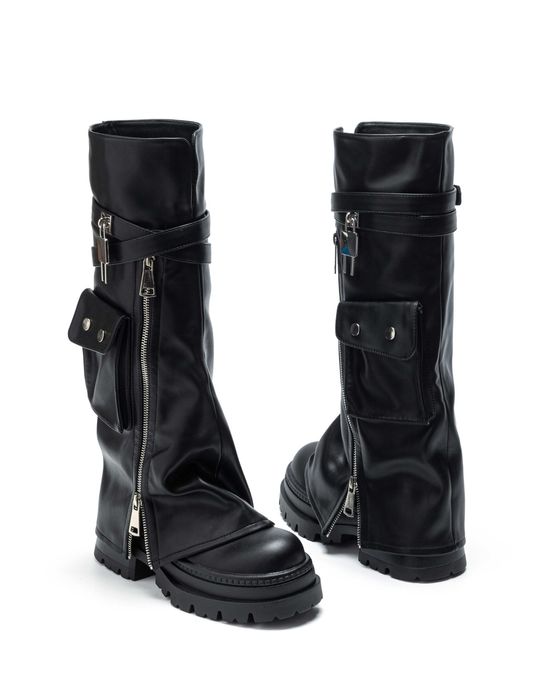 Ботуши високи на платфома