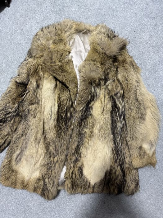 Blana naturala de coiot marimea S