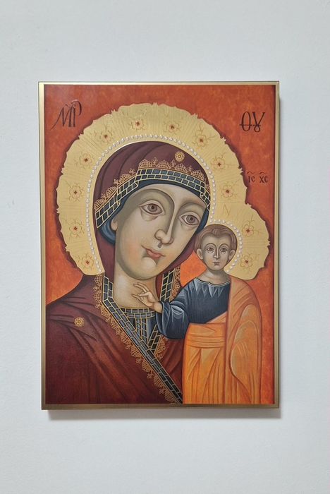 Icoană „Maica Domnului Siriaca” – reproducere grafică Fine Art pe MDF