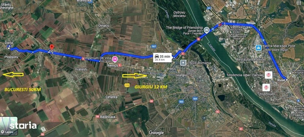 Sat Daita com Daia Plopsoru vanzare casa+teren 3800mp