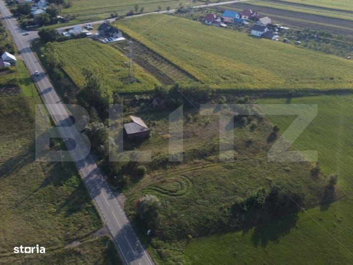 Teren intravilan 7500 mp , 100ml front la E85, Ratos, Radauti