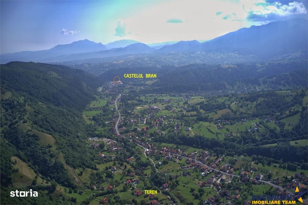 5.000 mp, 2 loturi, aria Castelul Bran, Brasov