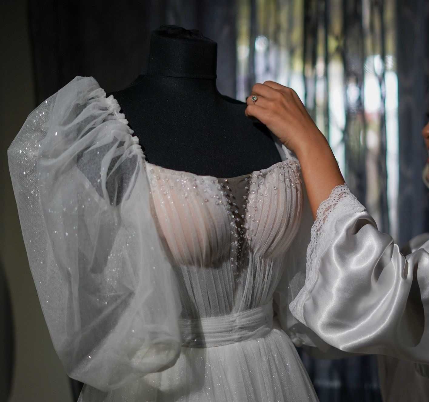 Rochie de Mireasă Diafană în Stil Printesă, Eden Bride, Colecția 2023