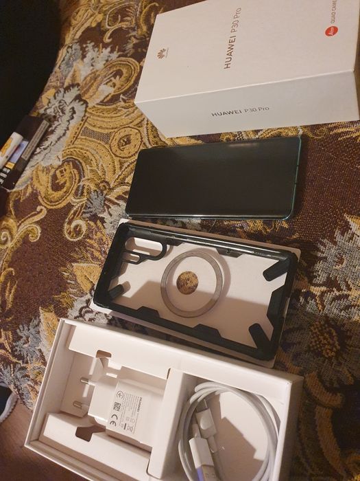 Huawei p30 pro impecabil cutie cablu husa folie