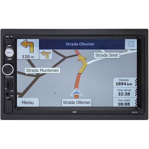 Media receiver auto PNI V8270, 4 x 50W, Bluetooth, GPS, USB