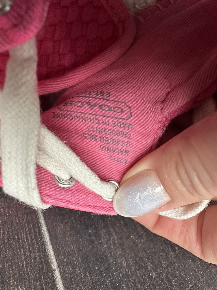 Мокасини кецове Coach Inuovo естествена кожа
