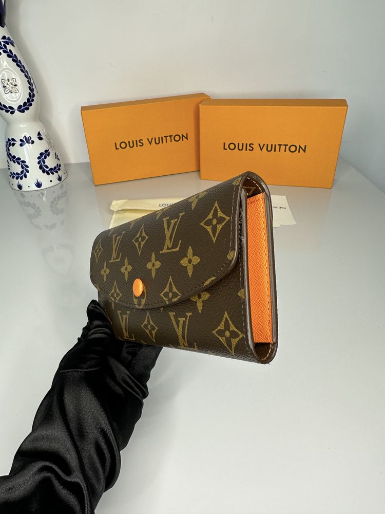 Geanta Portofel Louis Vuitton EMILIE wallet piele canvas 100% cutie