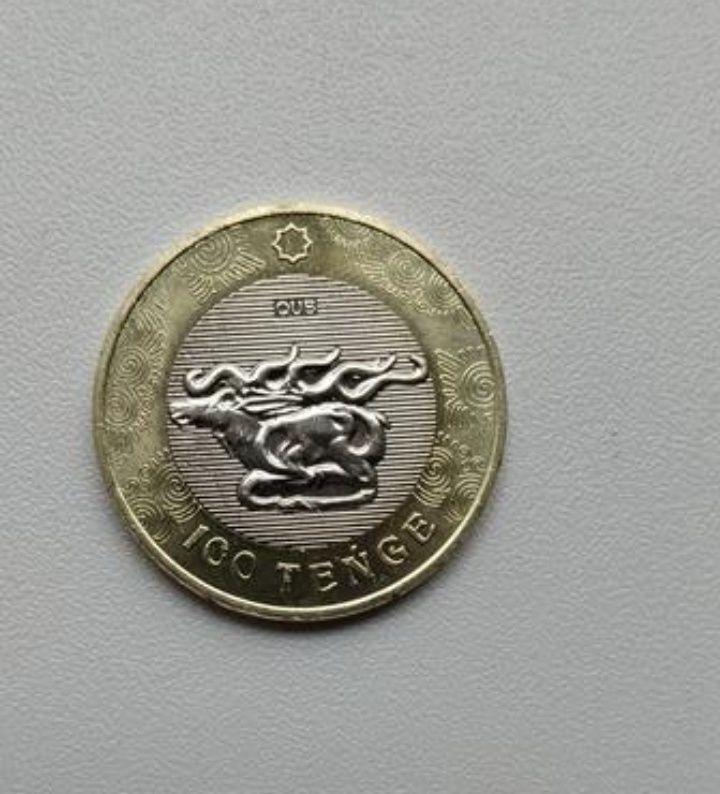 Коллекционная монета номиналом в 100тг