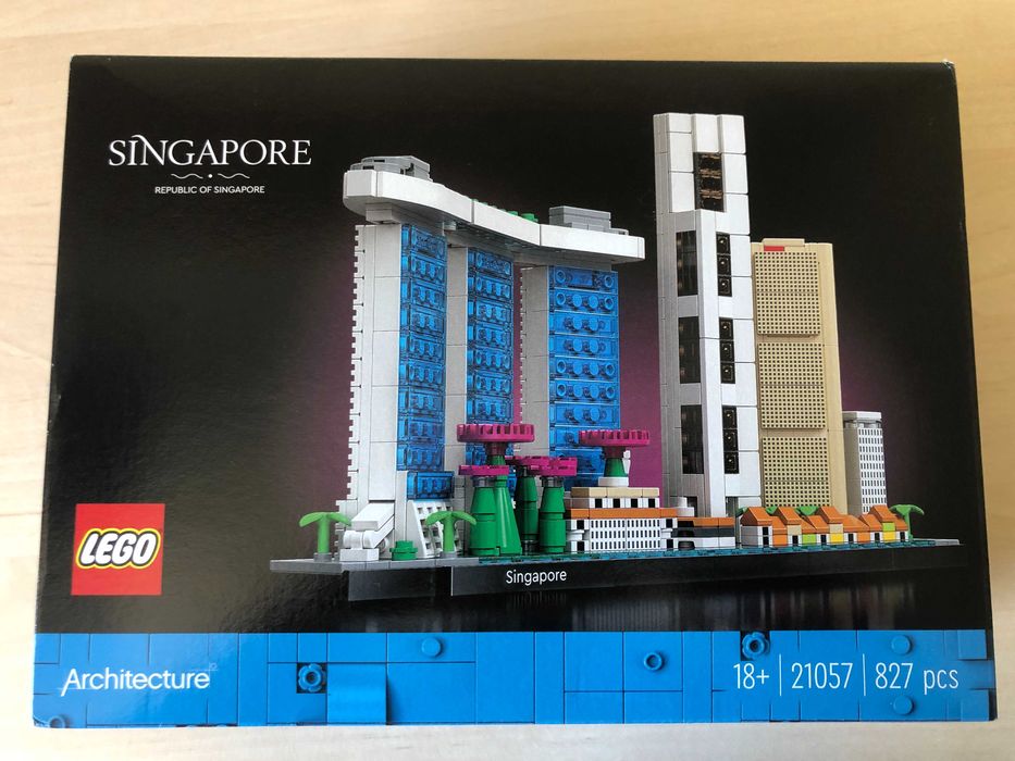 Нов, неотварян Lego Architecture Singapore