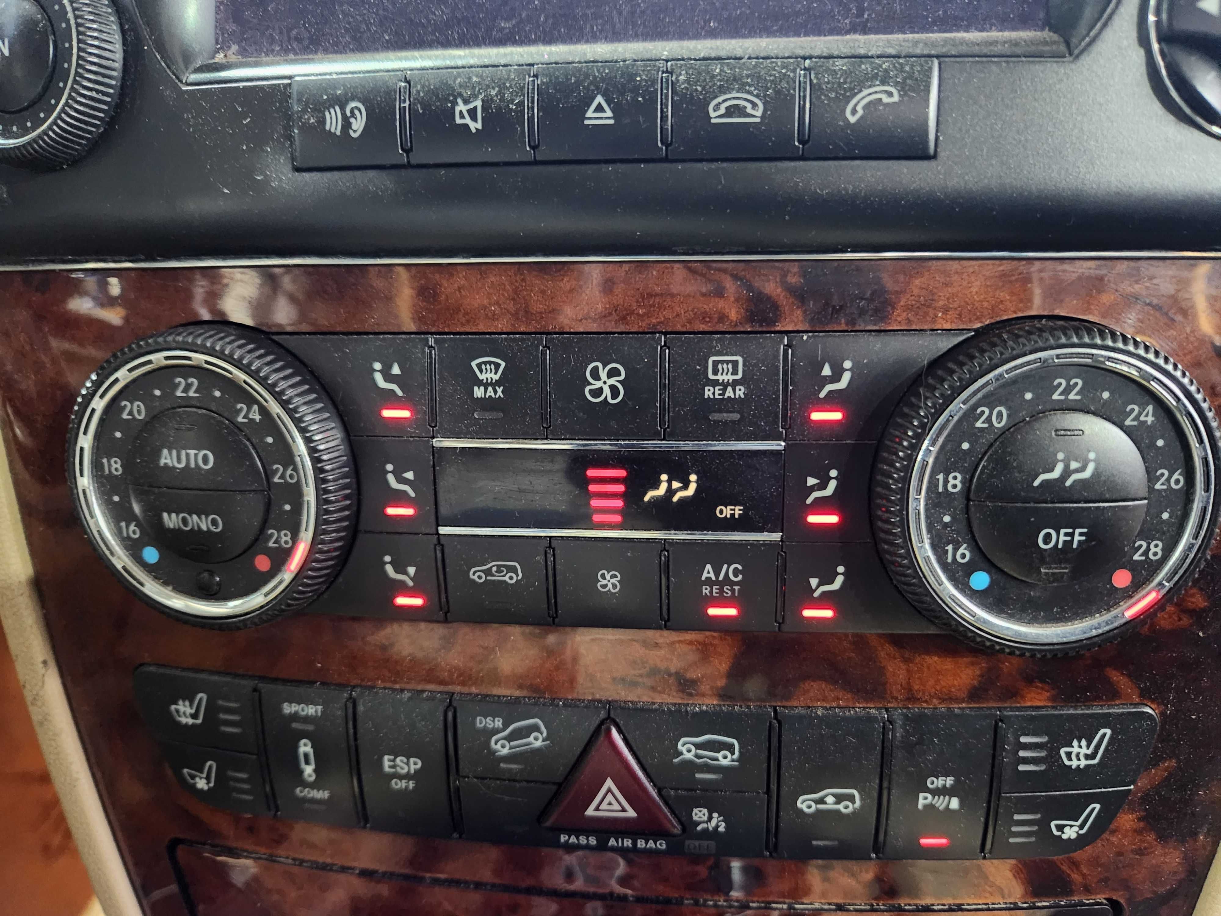 grila ventilatie bord Mercedes ML W164 ML280 ML320 ML350 ML420 ML50 GL