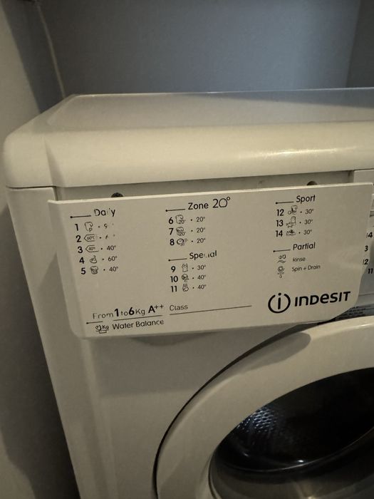 Masina de spalat rufe Indesit 1200 rpm 6kg