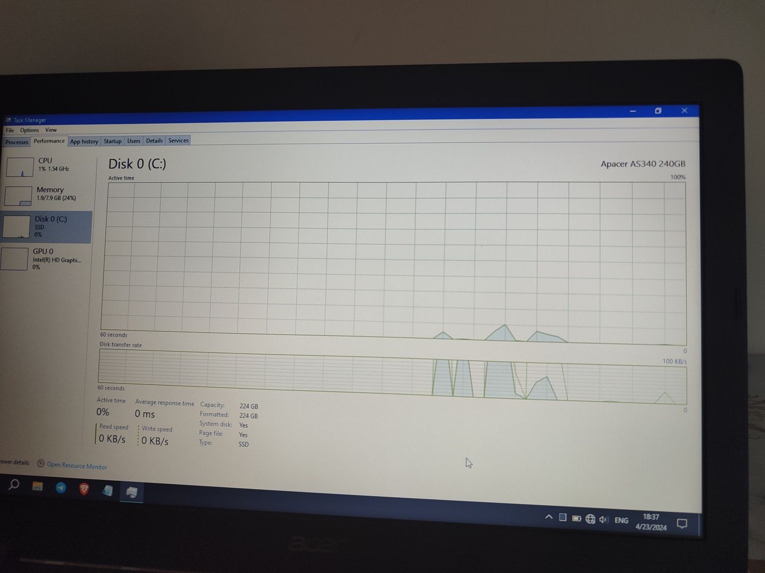 Acer Noutbuk sotiladi