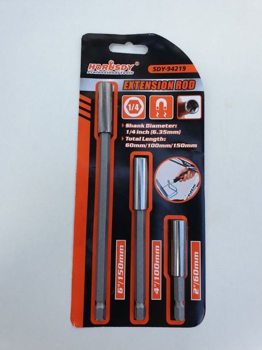 Set adaptor magnetic hexagonal bit