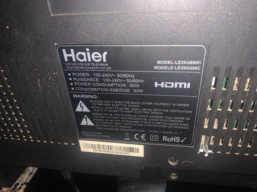 Smart tv Led haier          .