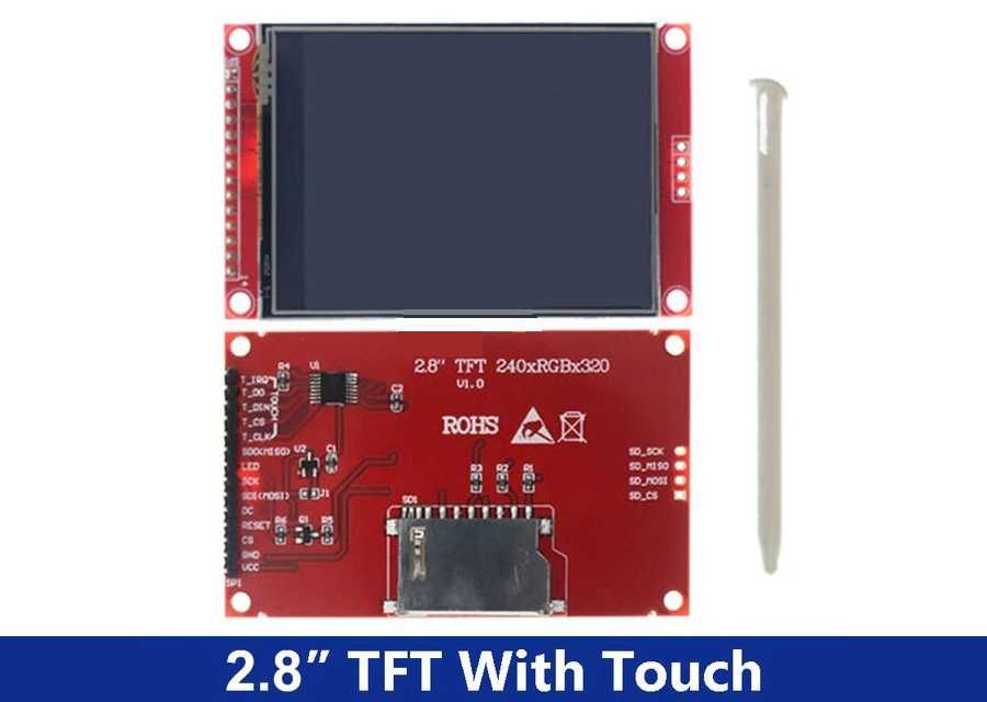 TFT Дисплеи 1.8" 2.0" 2.8" для Arduino ESP32