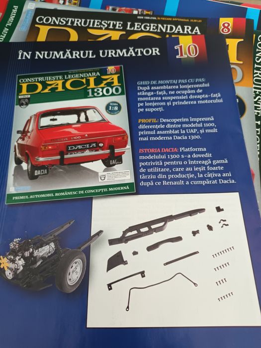 Revista  cu macheta Dacia 1300