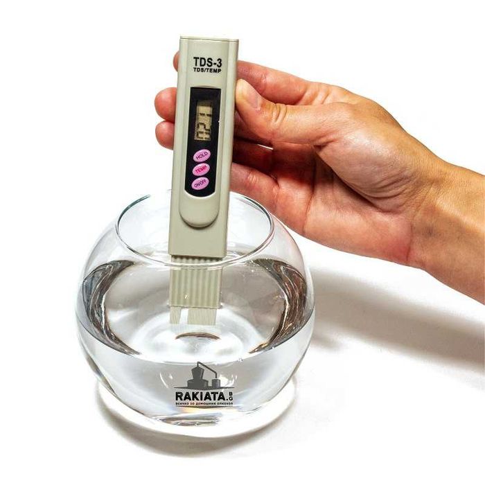 ПРОМО TDS метър 2в1, 0~9990ppm + PH метър с бутонно калибриране 4077