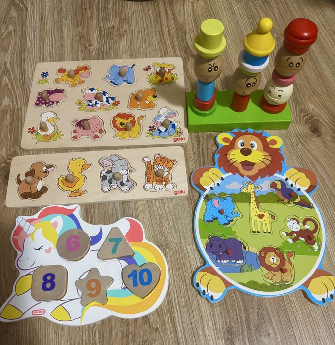 Лот дървени Сортери 7 броя