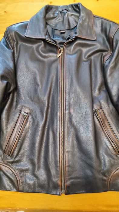 Geacă de piele CAMEL Collecțion