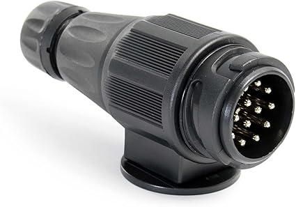 БУКСА Пластмасов конектор за монтаж на ремарке 13 пина 12V