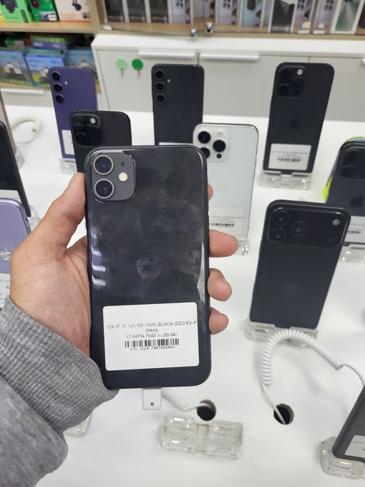 Iphone 11 128gb 100% akb black