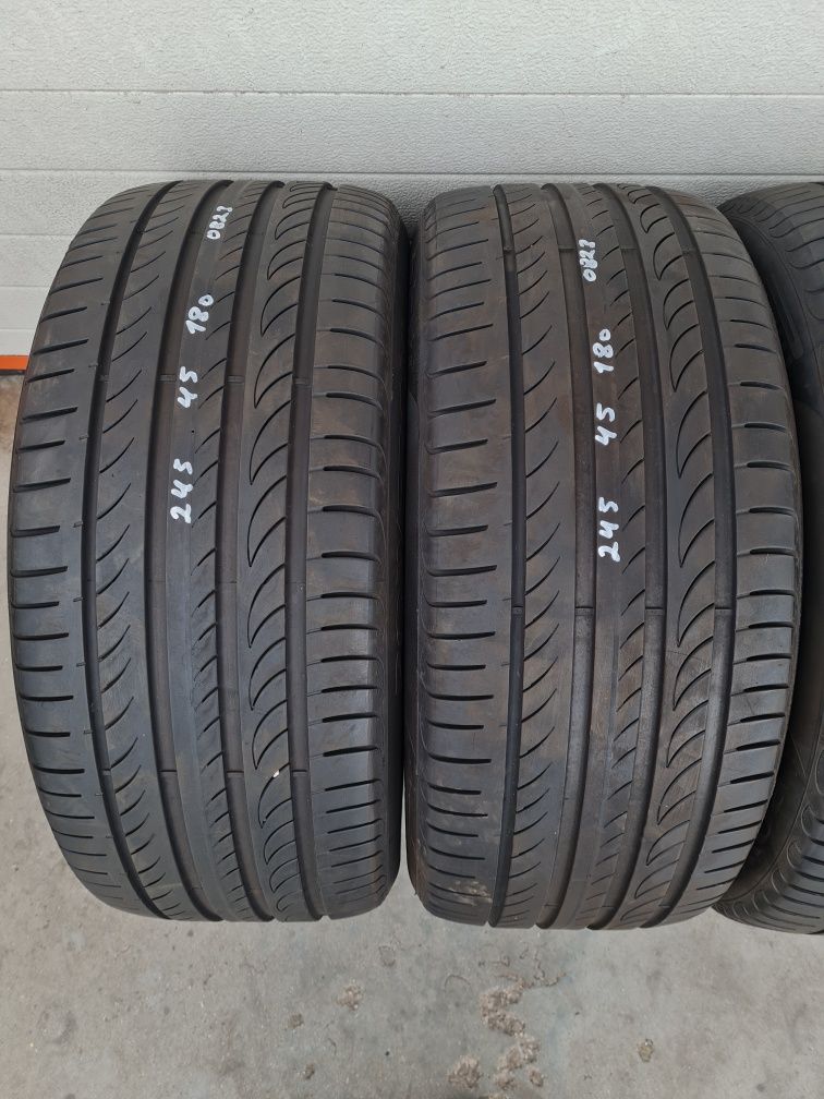Летни гуми 4 броя PIRELLI Powercy 245 45 R18 дот 0623