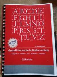 425 de greșeli frecvente în limba romana