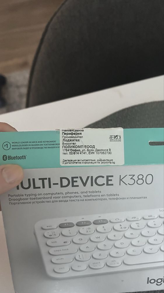 Logitech pebble мишка и клавиатура