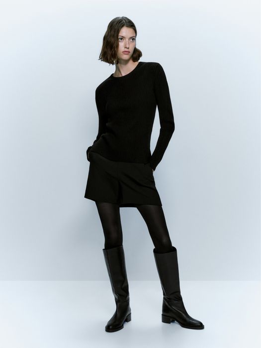 Pulover reiat Massimo Dutti