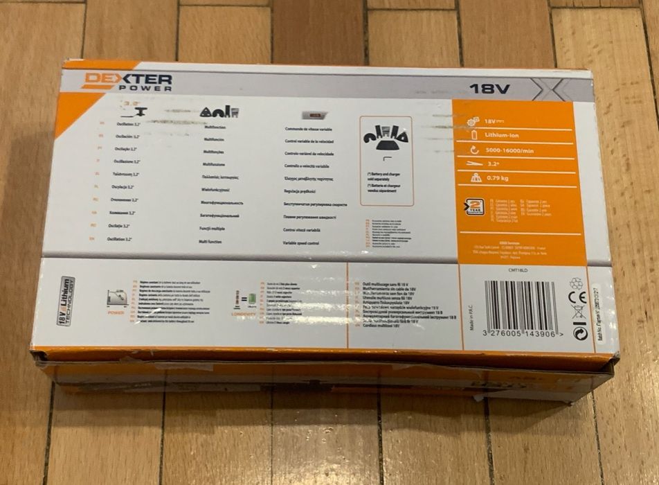 Multitool Dexter Nou Sigilat 18v Set Complet Accesorii