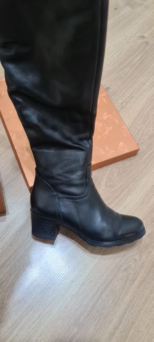 Сапоги кожанные 39р