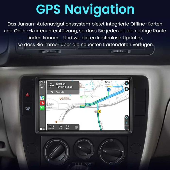 Мултимедия Двоен дин за VW Passat B5 навигация с Android Volkswagen Б5