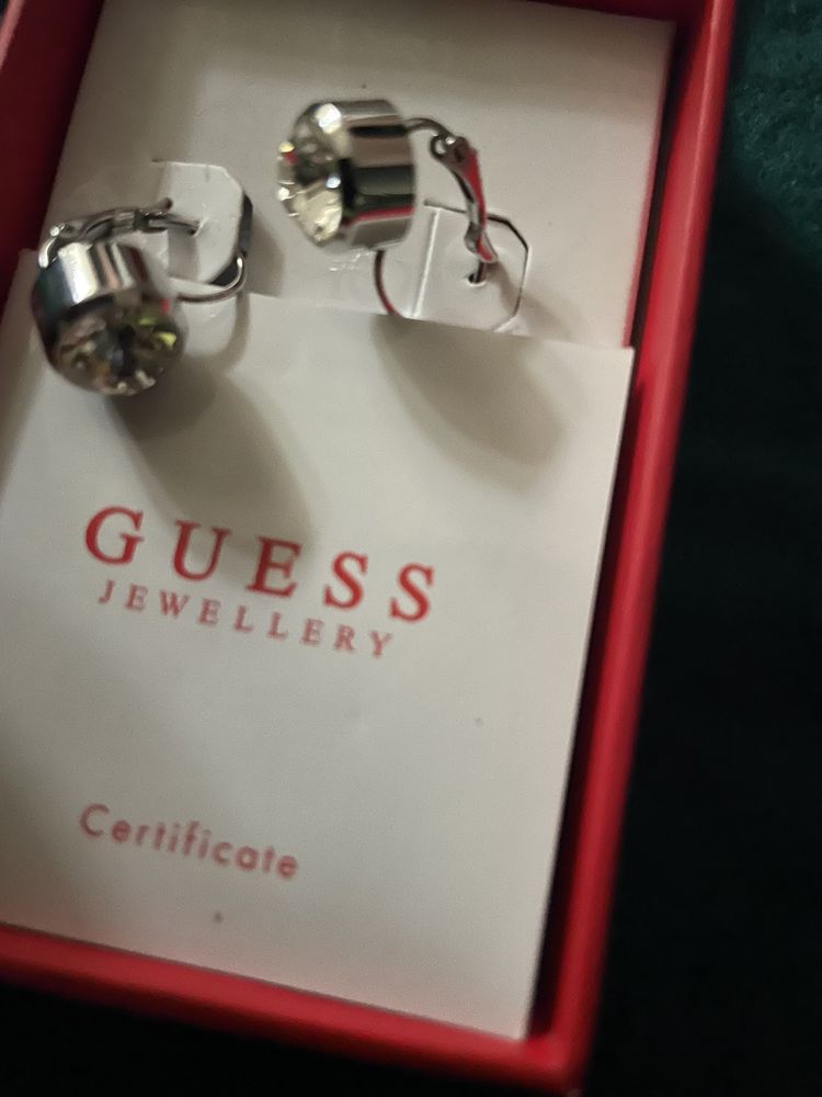 Обици дамски  Guess със Сваровски