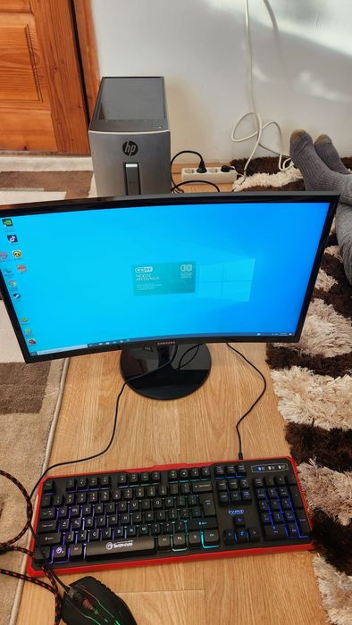 PC HP ,monitor,mouse,casti