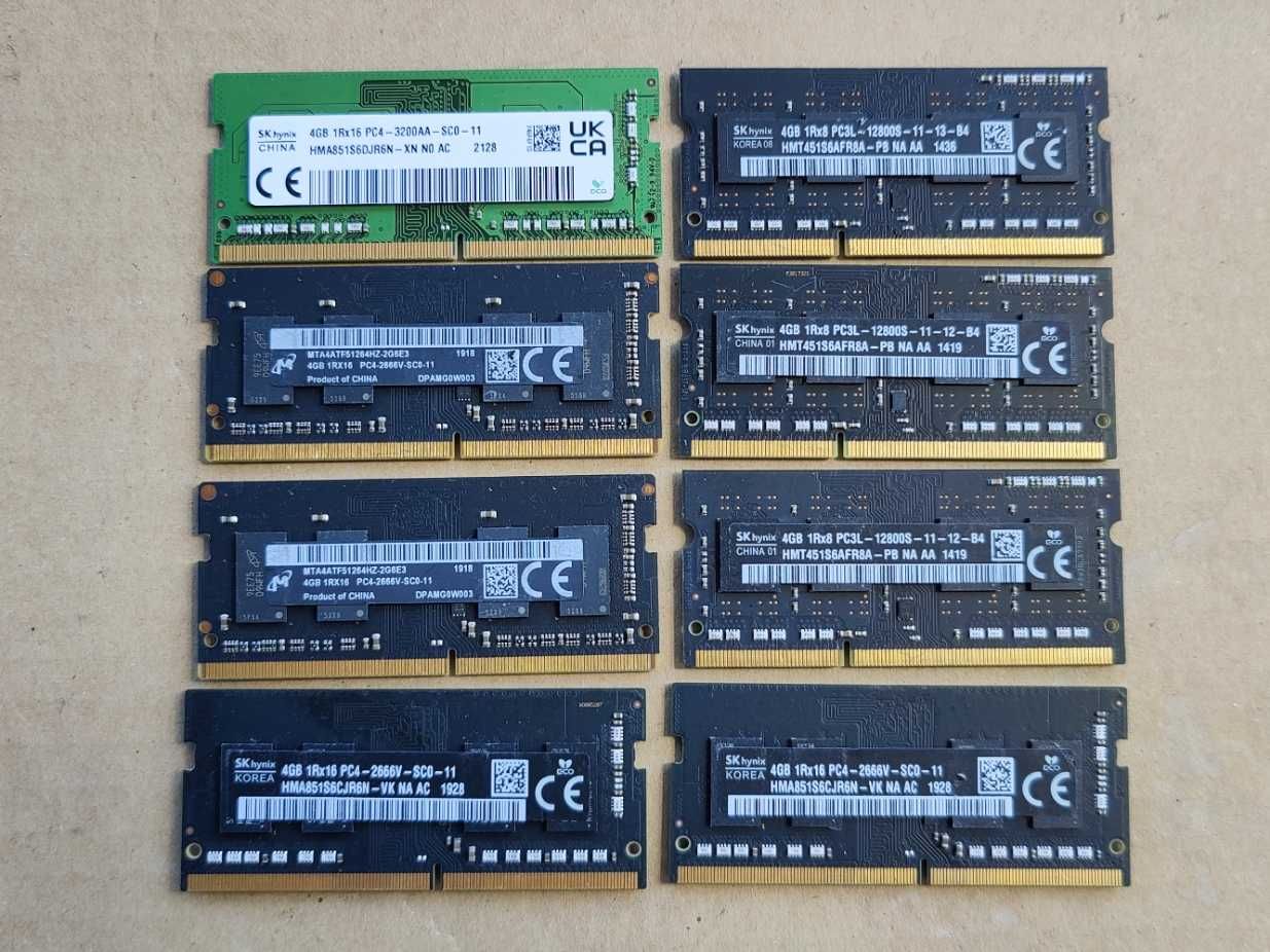 Memorii ram Hynix 4 GB , DDR4 2666V , DDR3 pentru laptop, Apple, iMac