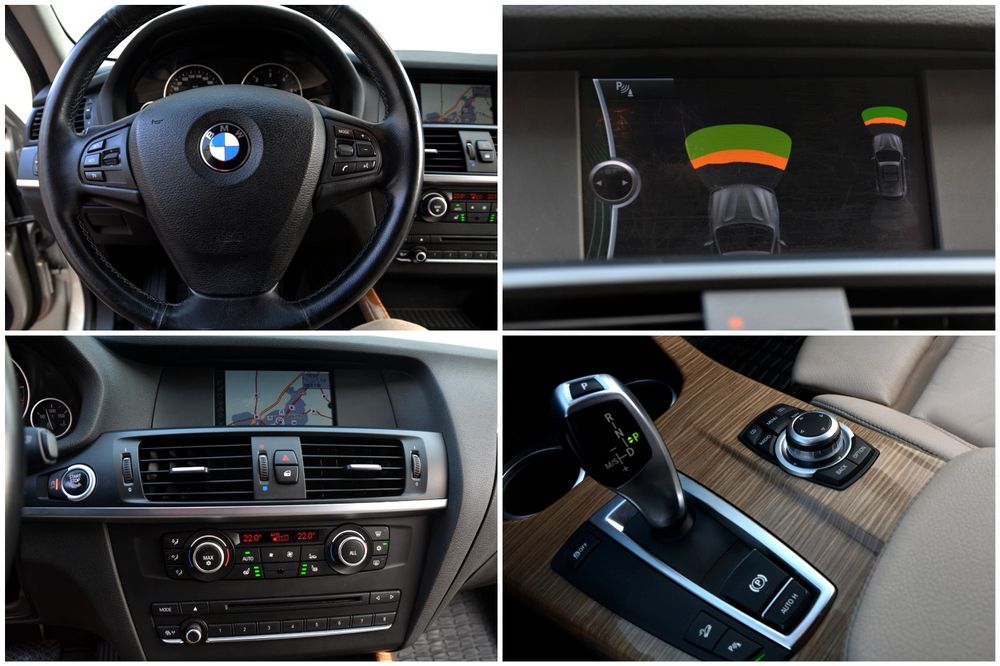 BMW X3 2.0d X DRIVE DIESEL 184CP  2012 Bi Xenon Piele Bej