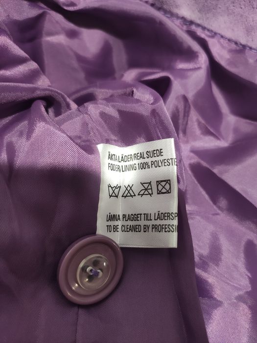 Geaca damă din piele întoarsă Skinwear Copenhagen marimea L