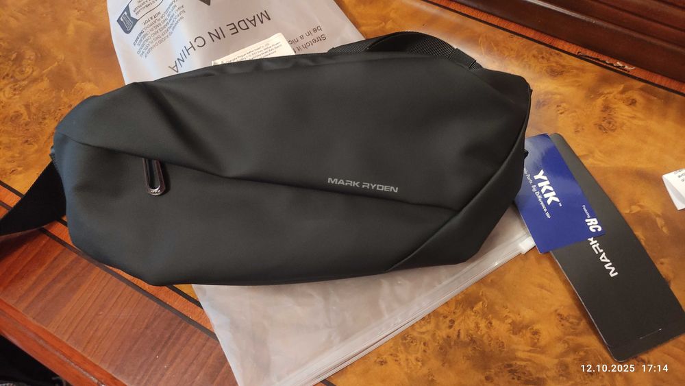 Сумка через плечо Mark Ryden MR 5860. Мужская водонепроницаемая сумка.