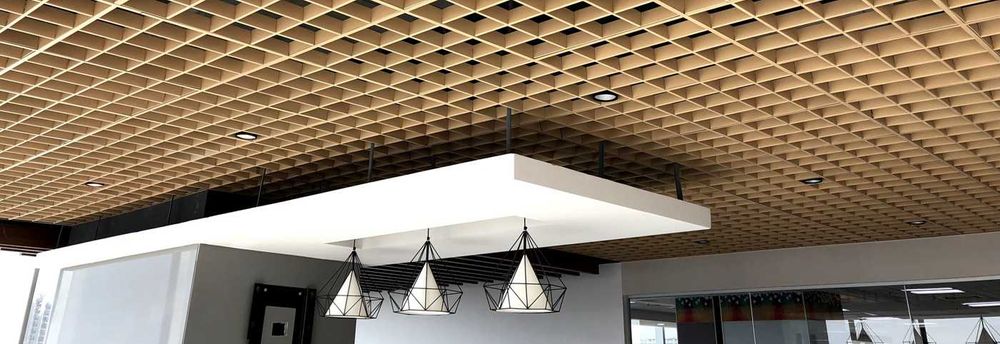 Подвесной грильято, грилято, грилята потолок