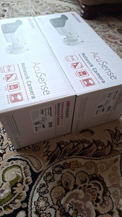 Сетевая система видеонаблюдения в полном комплекте.