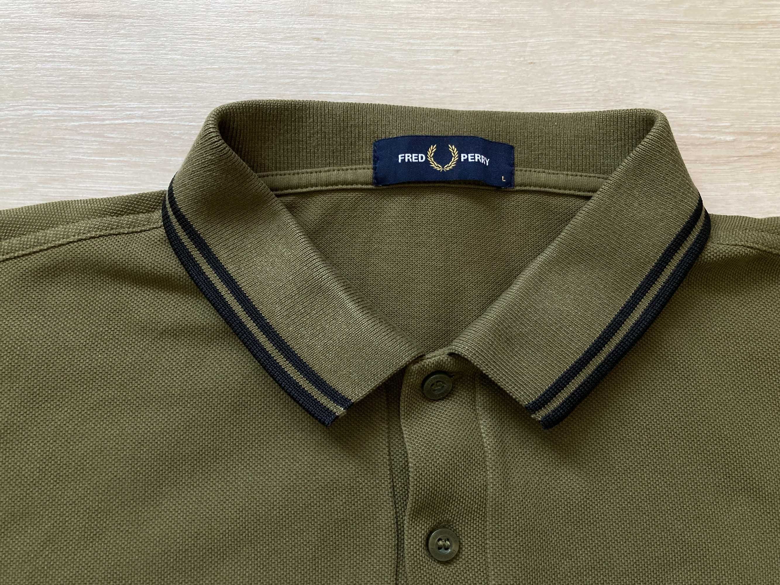Fred Perry polo t shirt  мъжка поло тениска размер L