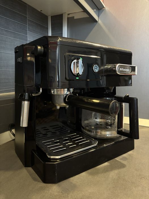 De’Longhi 2in1- Expressor manual + Filtru de cafea