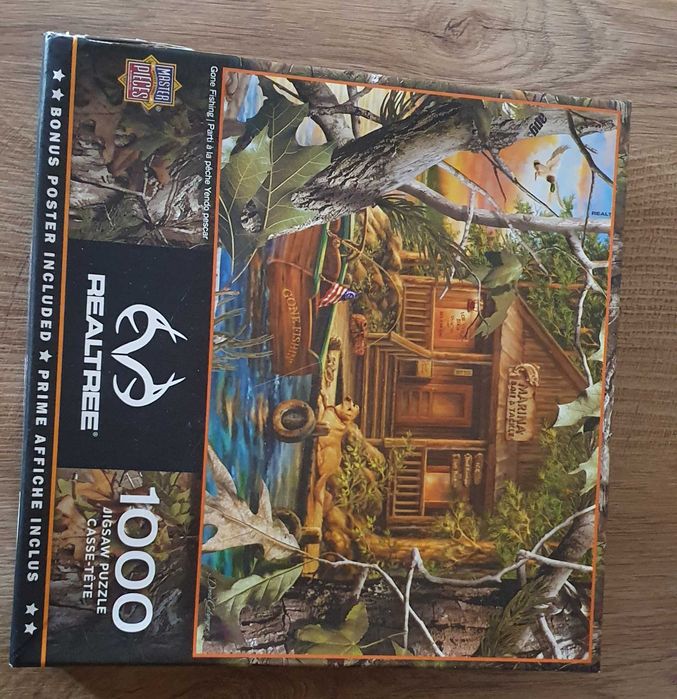 Пъзел Master Pieces,1000 части - Време за риболов, Дона Гелсингър