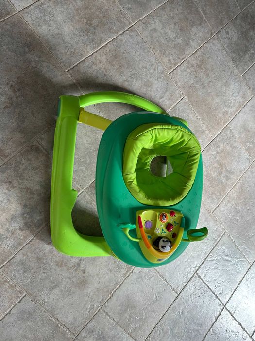 Chicco Бебешка проходилка 3 в 1 Baby Walker 123 Green