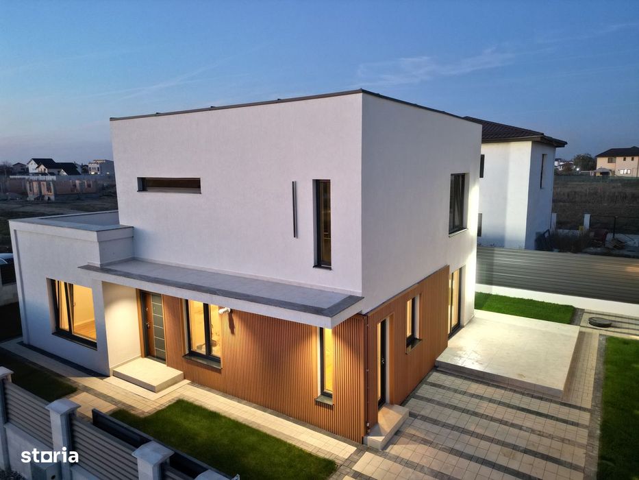 Casă 5 camere, 3 băi – Comuna Berceni, aproape de bulevard, 220.000 €