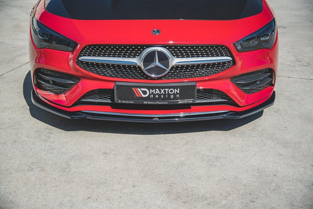 Спойлер за предна броня maxton design за mercedes benz cla c118 (2019-