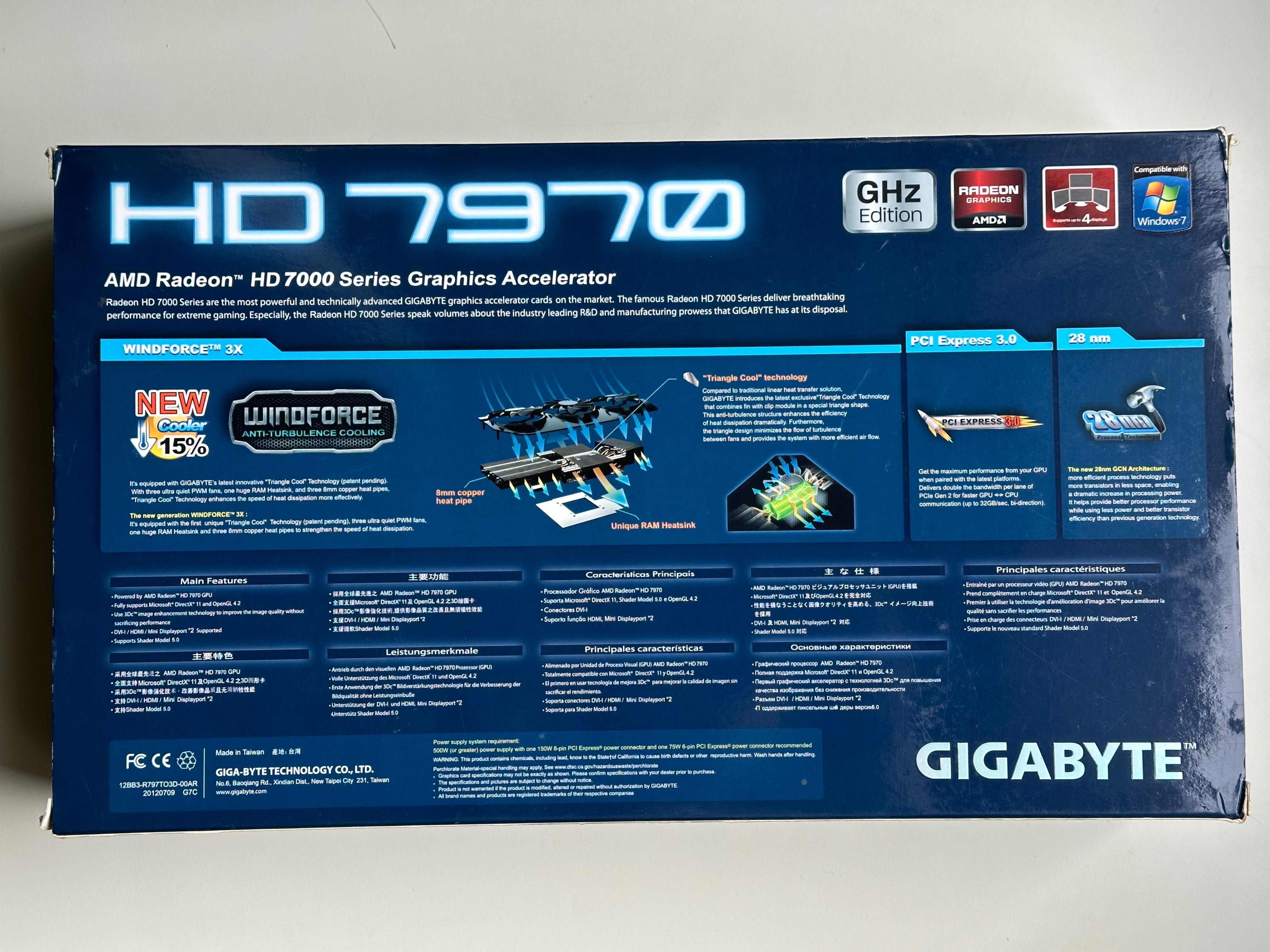 Amd Radeon HD7970 1.1GHz Edition Gigabyte