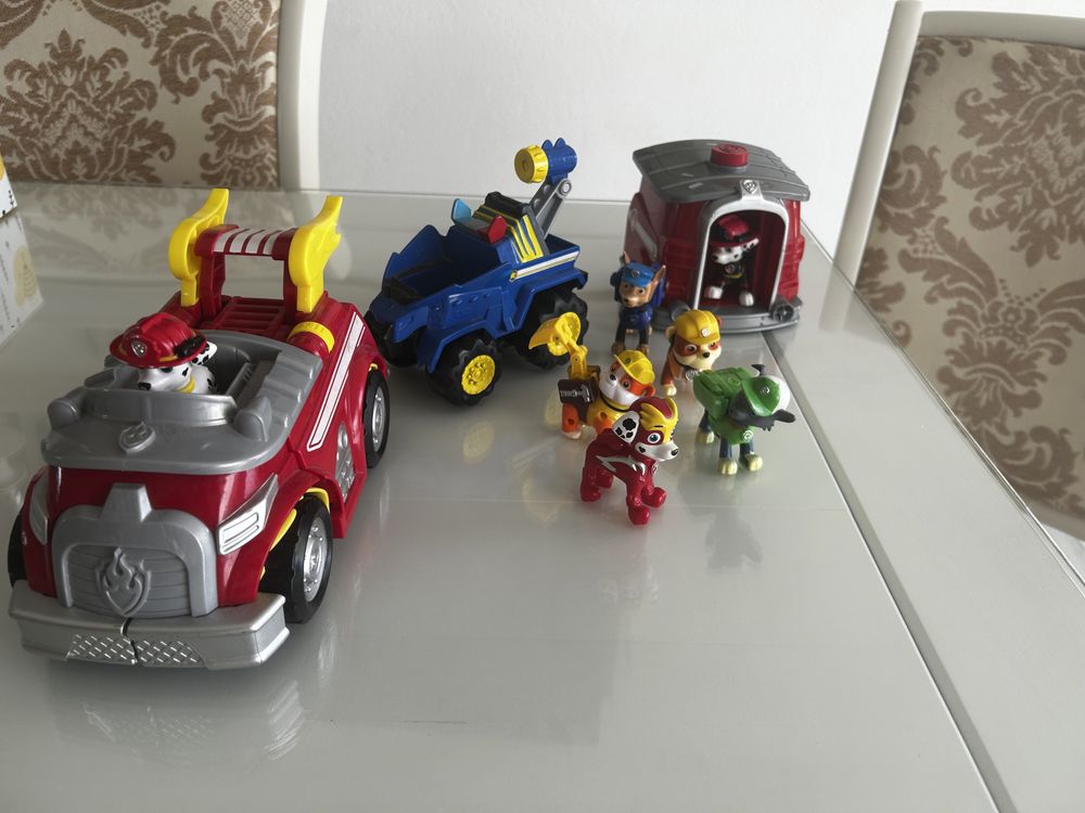 PawPatrol masina, cusca si figurine