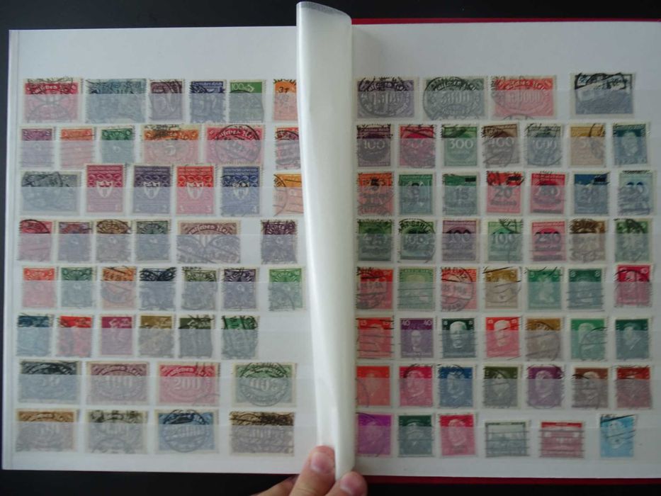 Clasor cu timbre vechi Germania Reich 1900-45, stamp/nestamp, (Lot 67)
